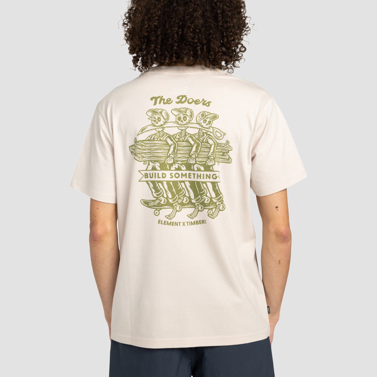 Element X Timber Skeleton T-Shirt Oat Milk