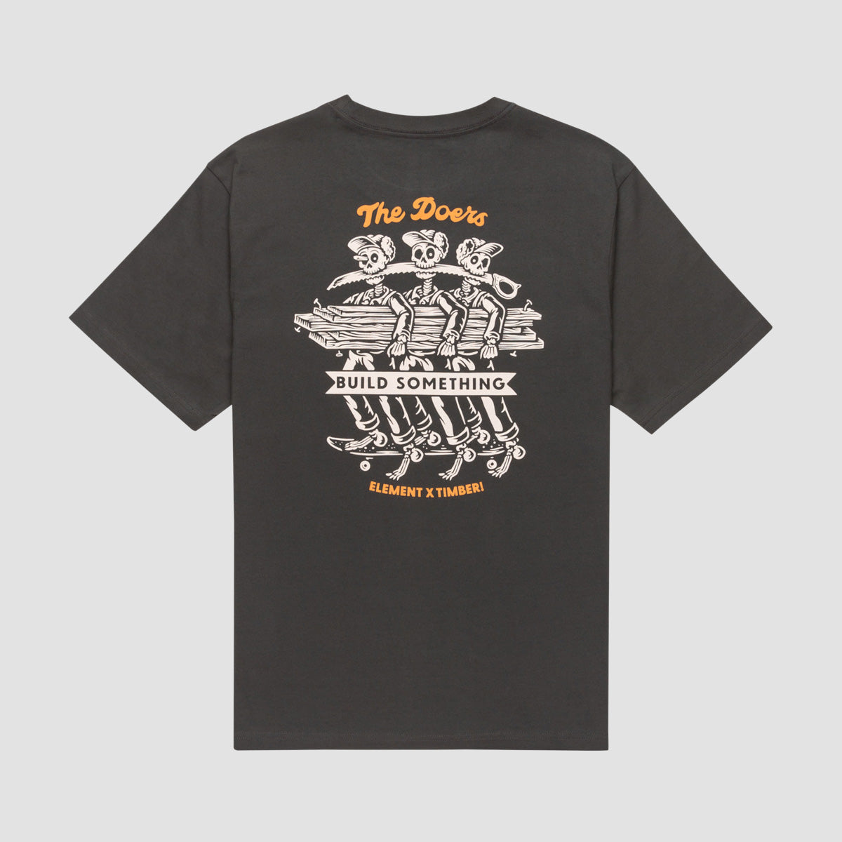 Element X Timber Skeleton T-Shirt Off Black