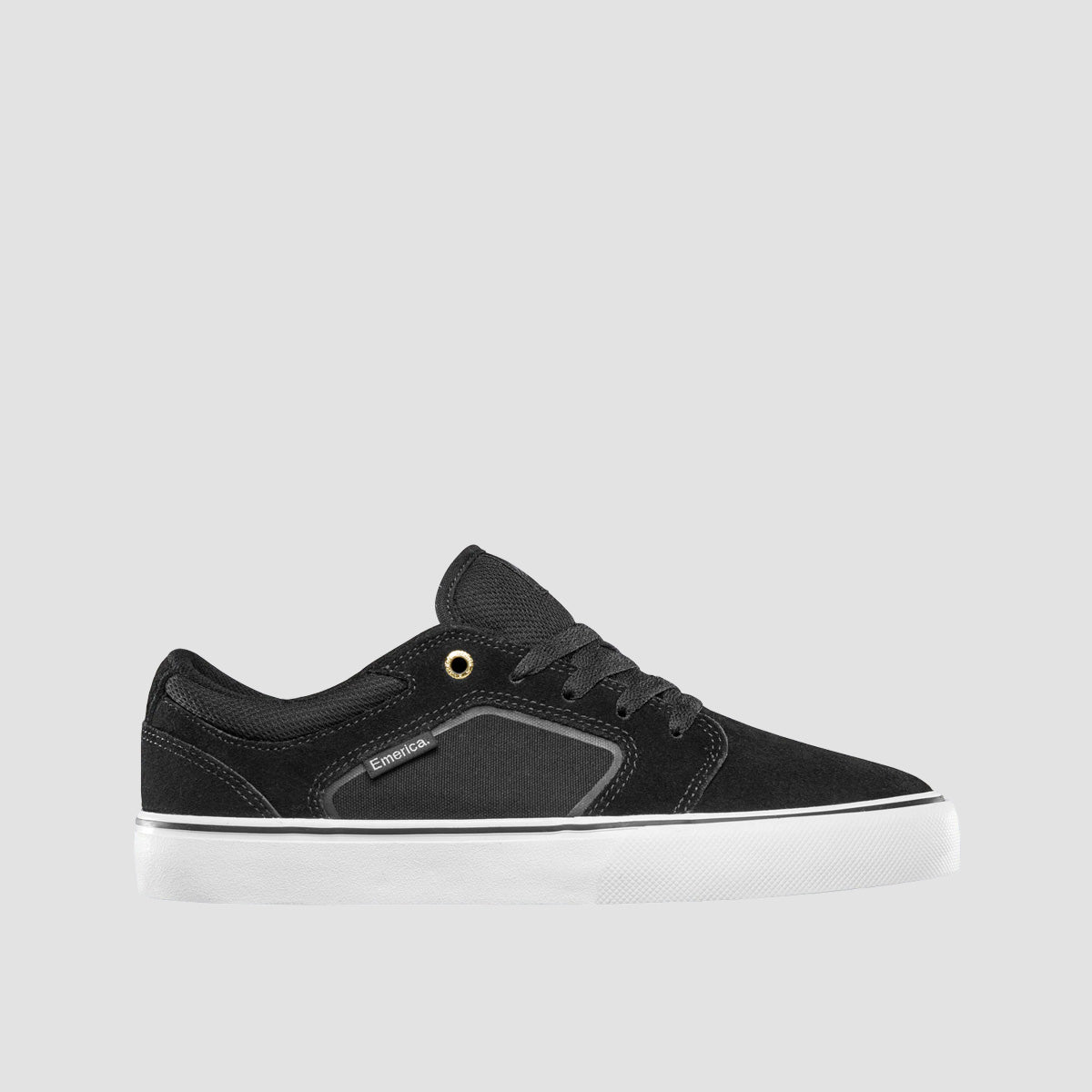 Emerica Cadence Shoes - Black/White/Gold