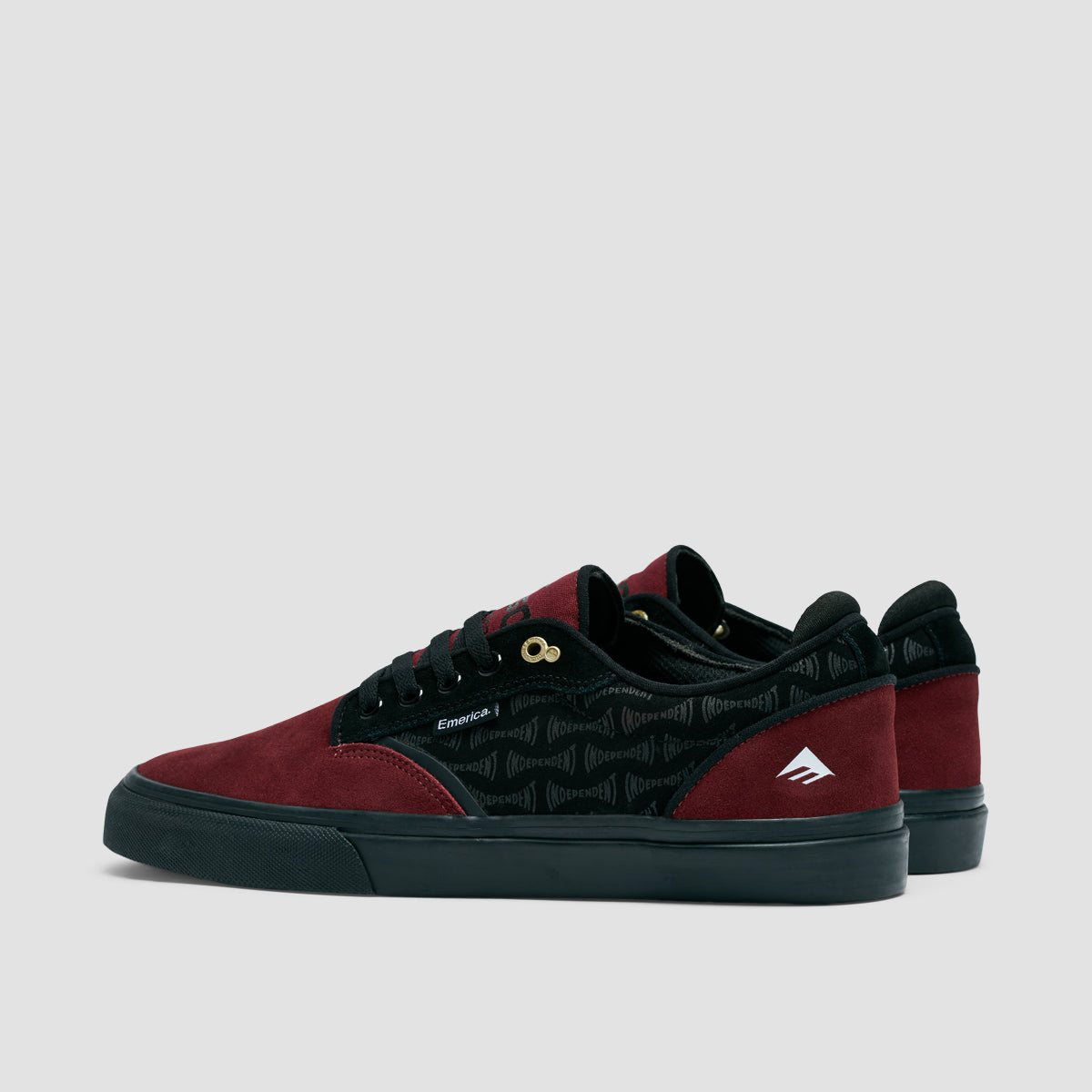 Emerica Dickson X Independent Shoes Red/Black