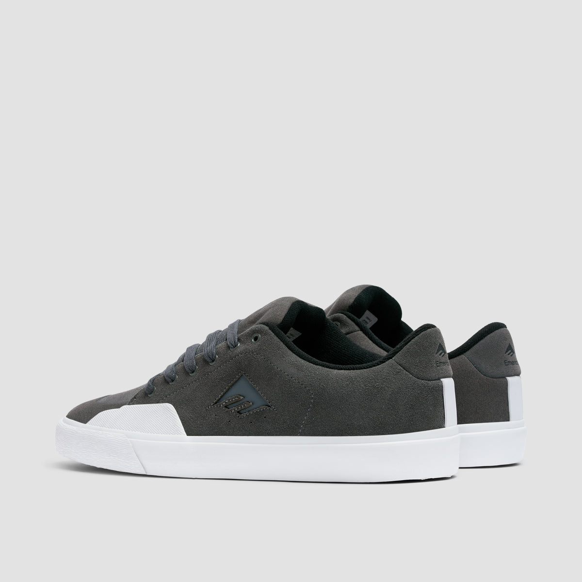 Emerica Temple Shoes Dark Grey/White