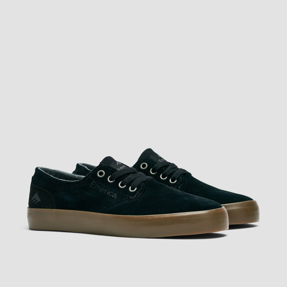 Emerica The Romero Laced Shoes Black/Gum - Kids