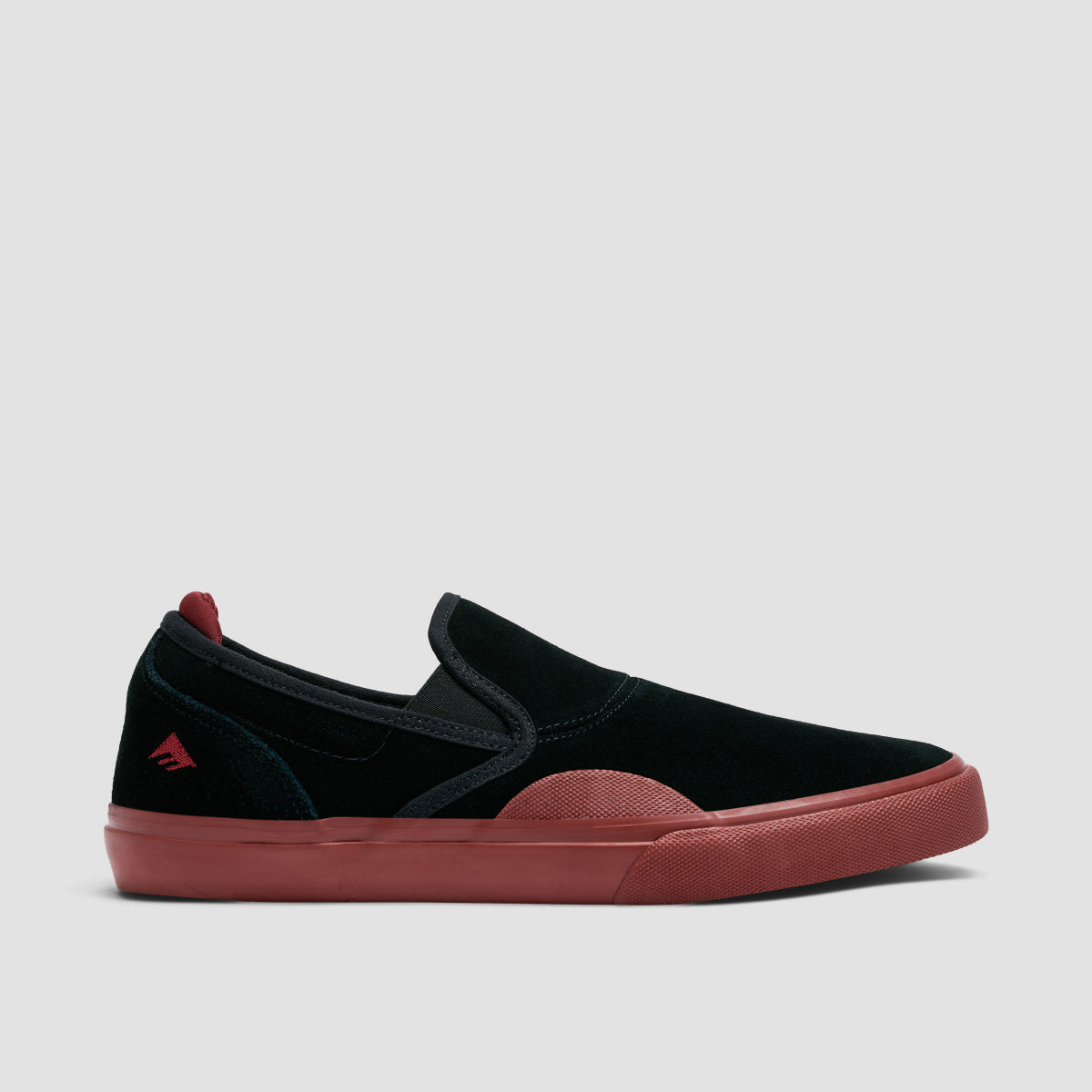 Emerica Wino G6 Slip On Shoes Black/Red/Gum - Unisex L