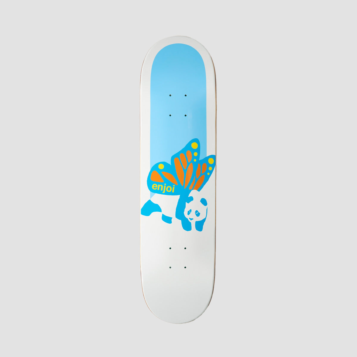 Enjoi Butterly Panda Hybrid Skateboard Deck Blue - 8.25"