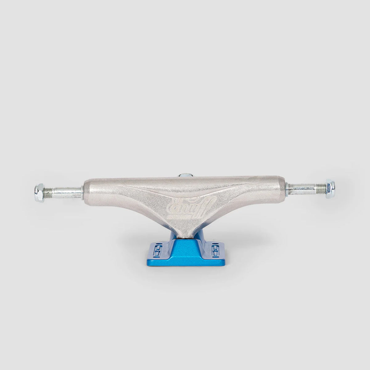 Enuff Decade Pro Satin 129 Skateboard Trucks 1 Pair Natural/Blue - 7.60"