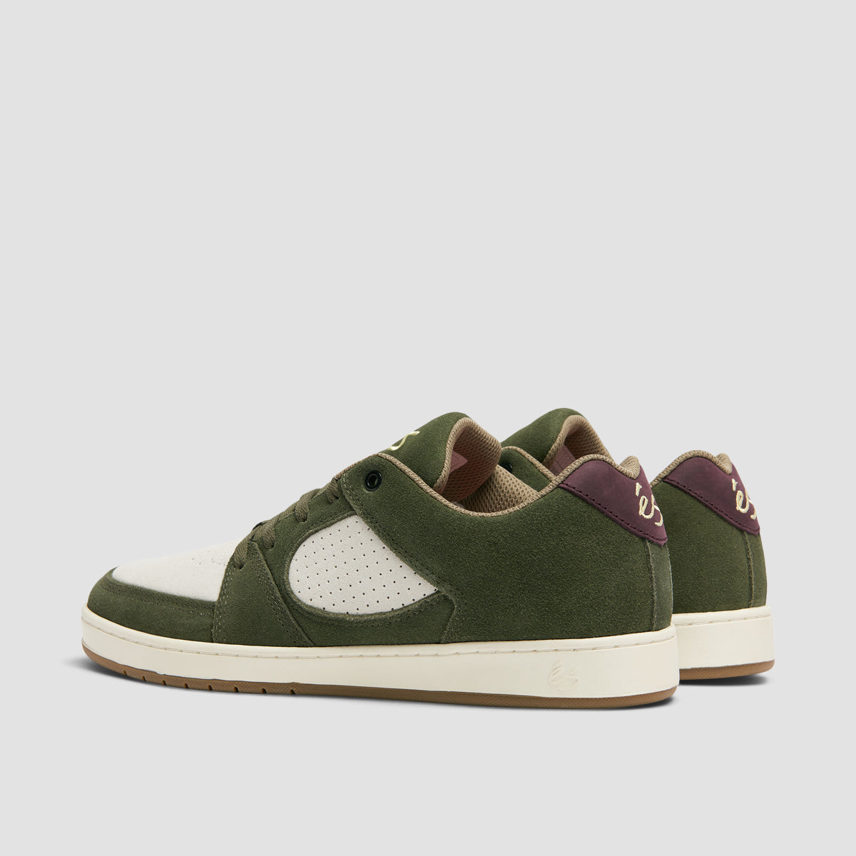 eS Accel Slim Shoes - Olive/Tan