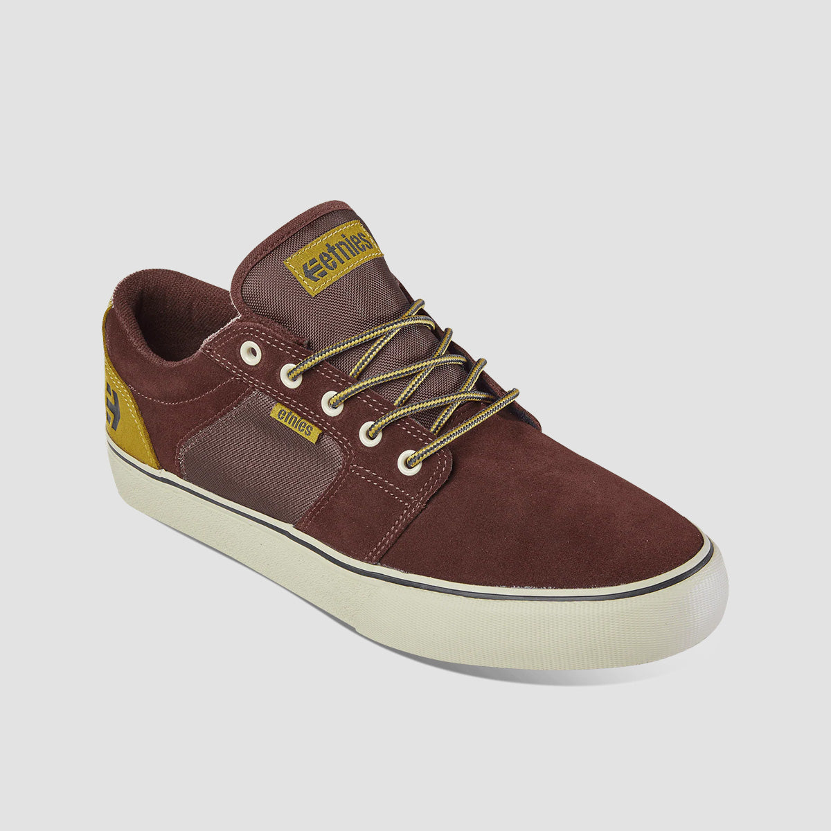 Etnies Barge LS Shoes - Burgundy/Brown