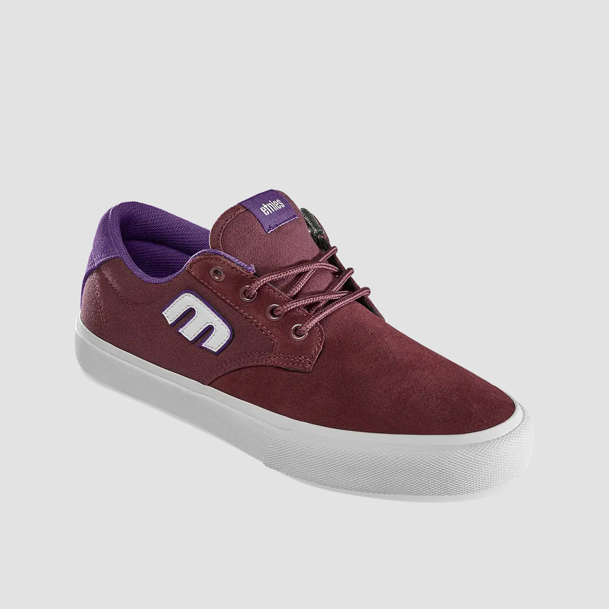 Etnies Barge Plus Shoes - Burgundy
