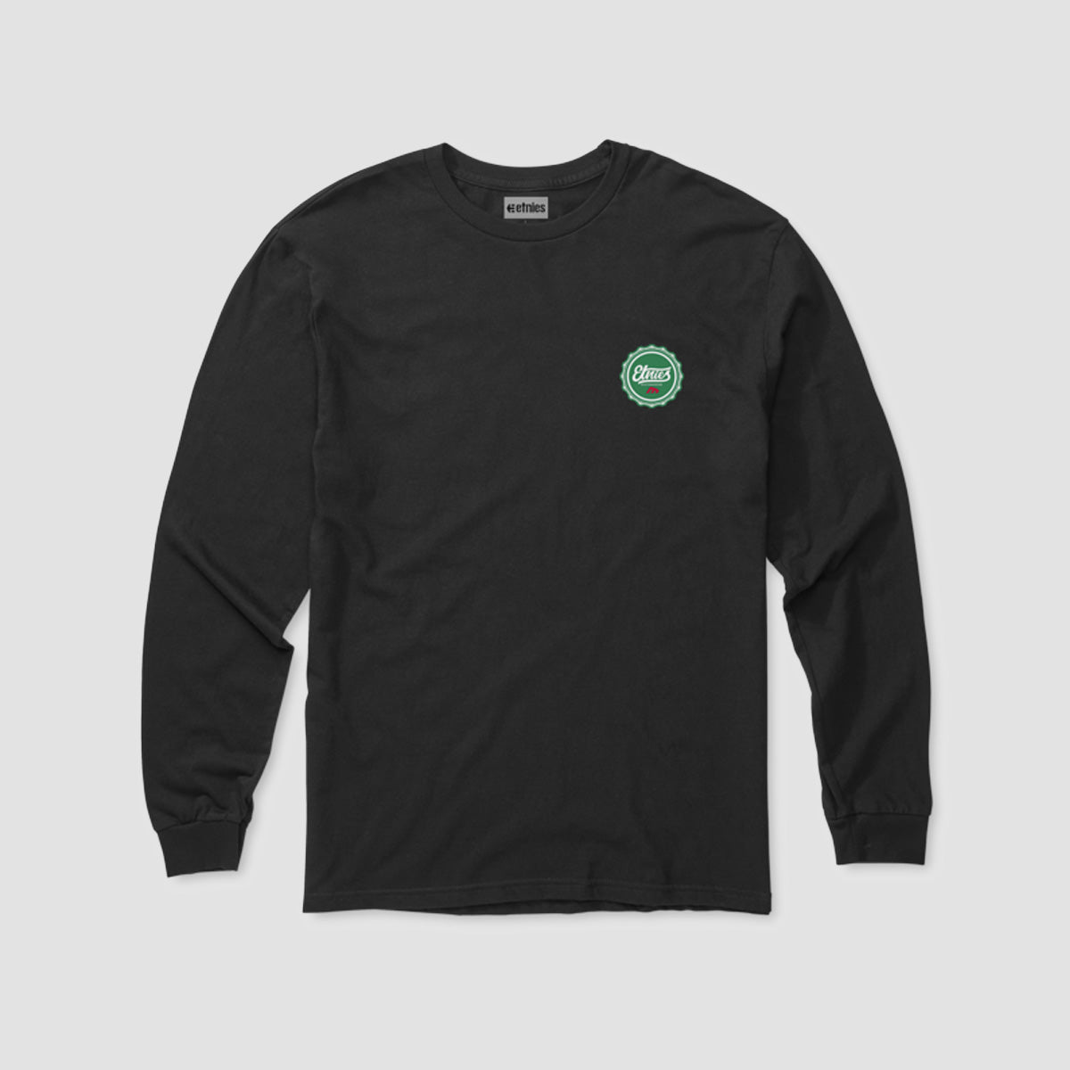 Etnies Bottle Cap Longsleeve T-Shirt Black