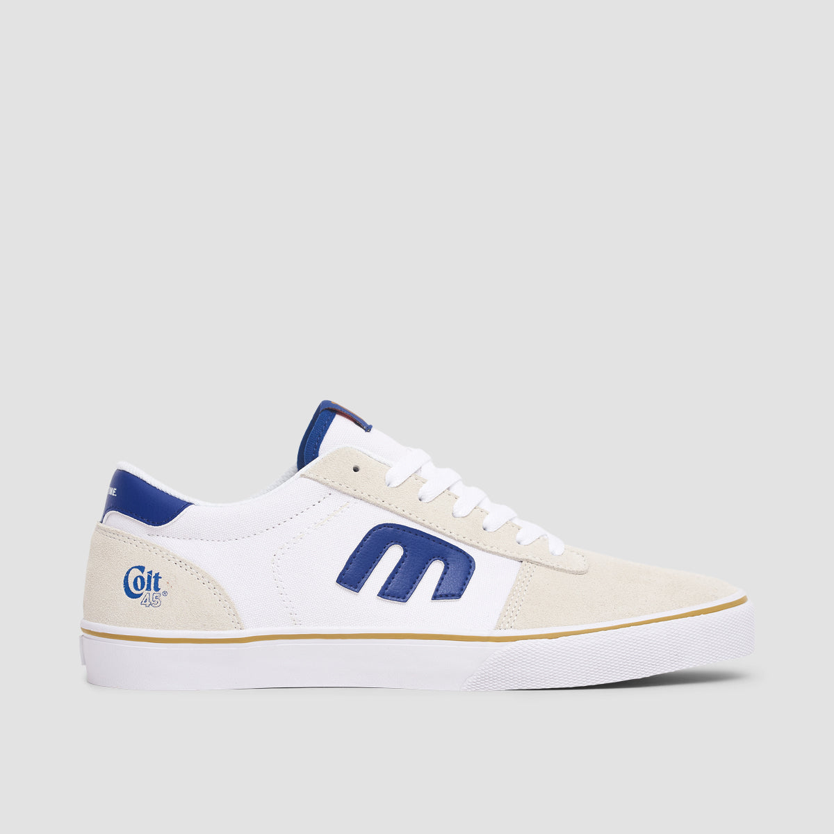 Etnies Calli Vulc X Colt 45 Shoes - White/Navy/Gold