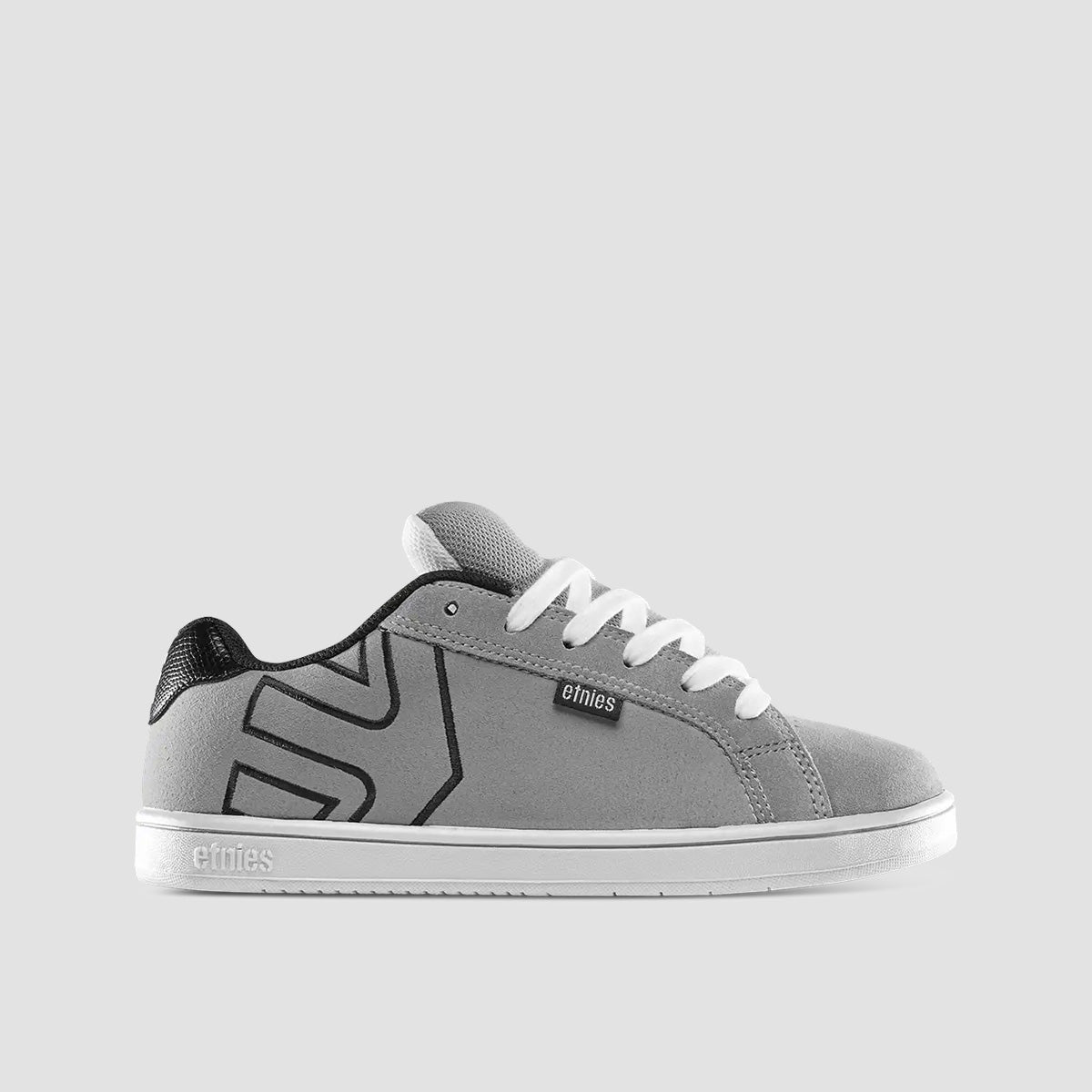 Etnies Fader Shoes - Light Grey/Black - Kids