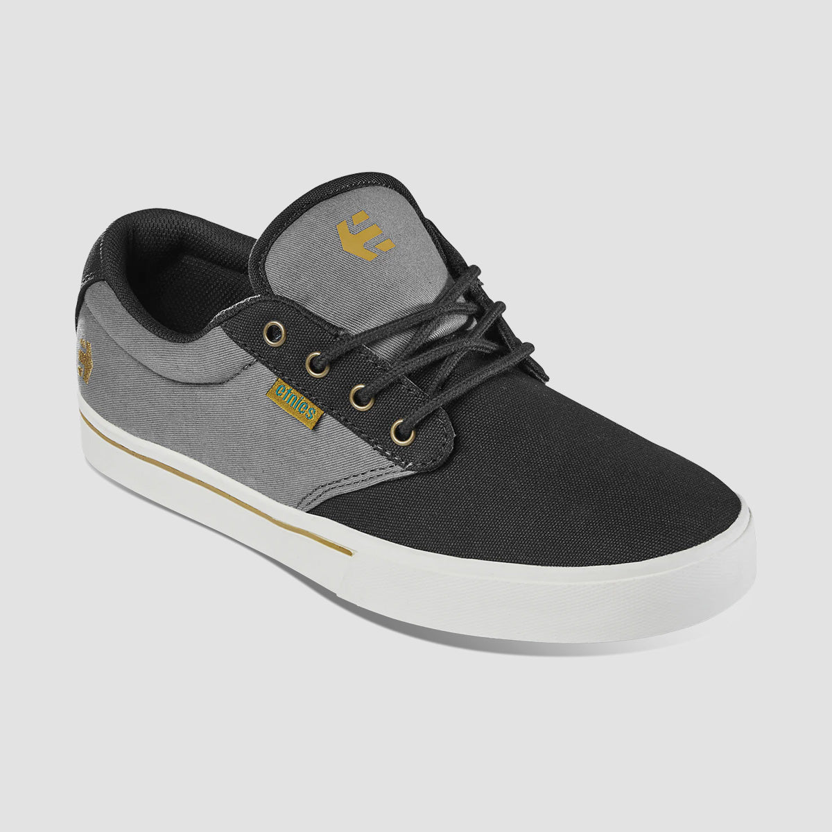 Etnies Jameson 2 Eco Shoes - Black/Dark Grey/Gold