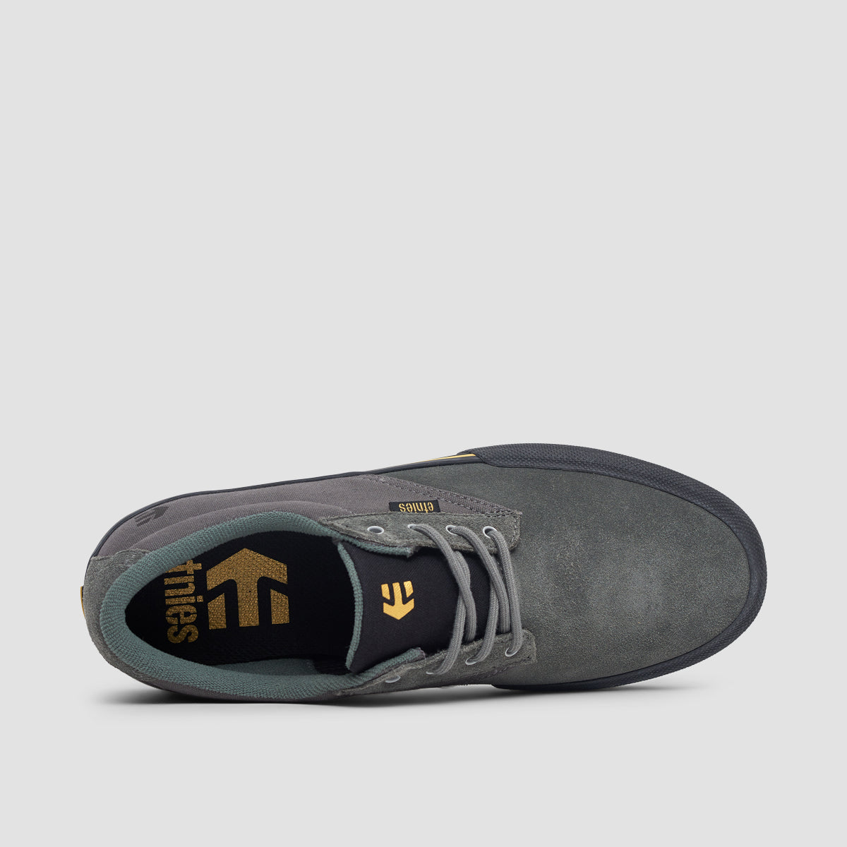 Etnies Jameson Vulc Shoes Grey Black Gold