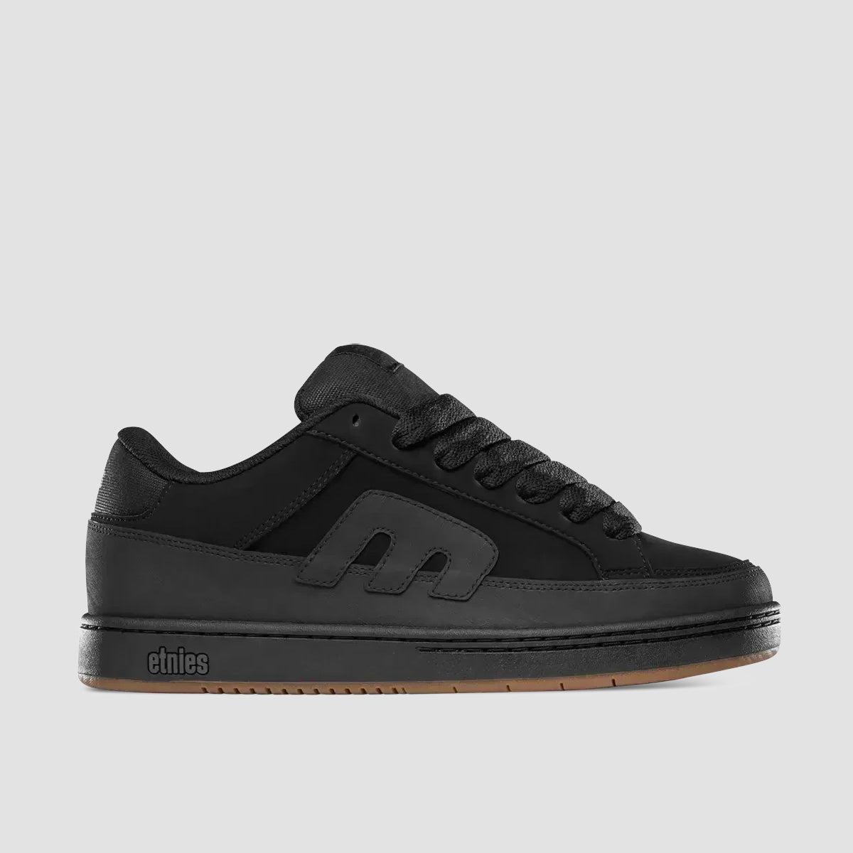Etnies Kingpin 2K Shoes - Black Dirty Wash