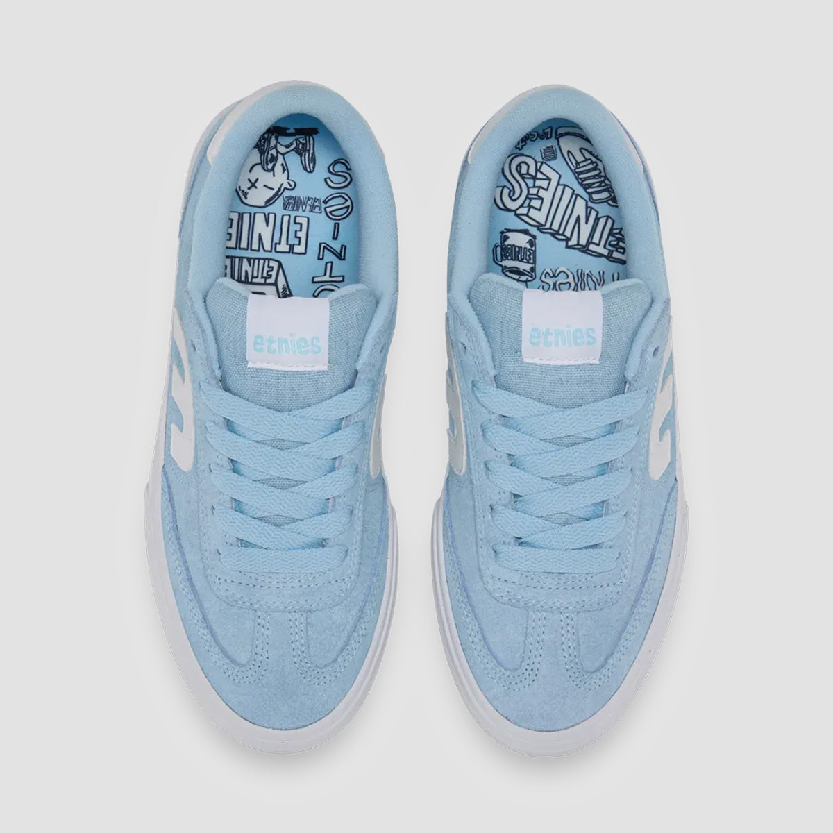 Etnies Locut Vulc X Fos Shoes - Light Blue