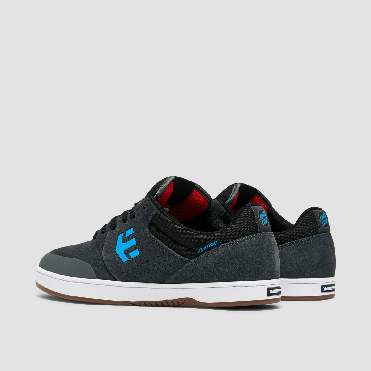 Etnies Marana X Santa Cruz Shoes - Dark Grey/Black