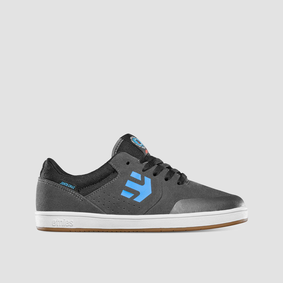 Etnies Marana X Santa Cruz Shoes - Grey/Black/Blue - Kids