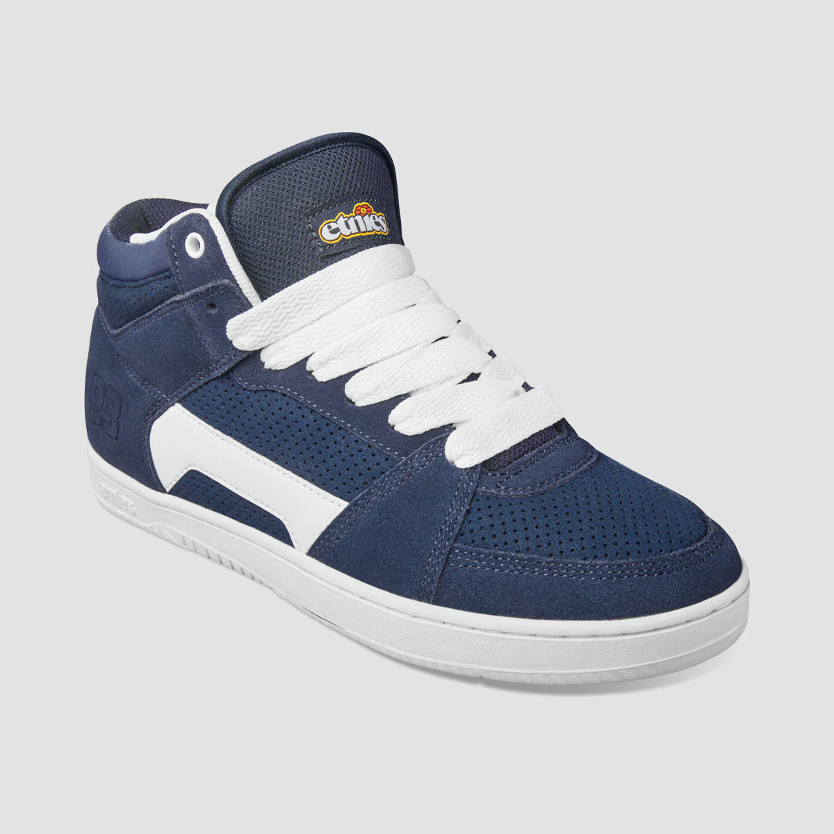 Etnies Mc Rap High Top Shoes - Navy/White