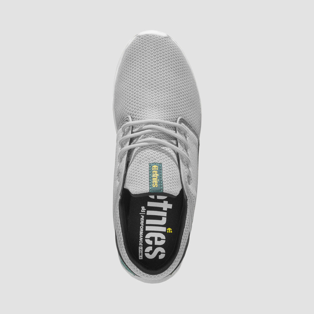 Etnies Scout Shoes - Light Grey/Yellow