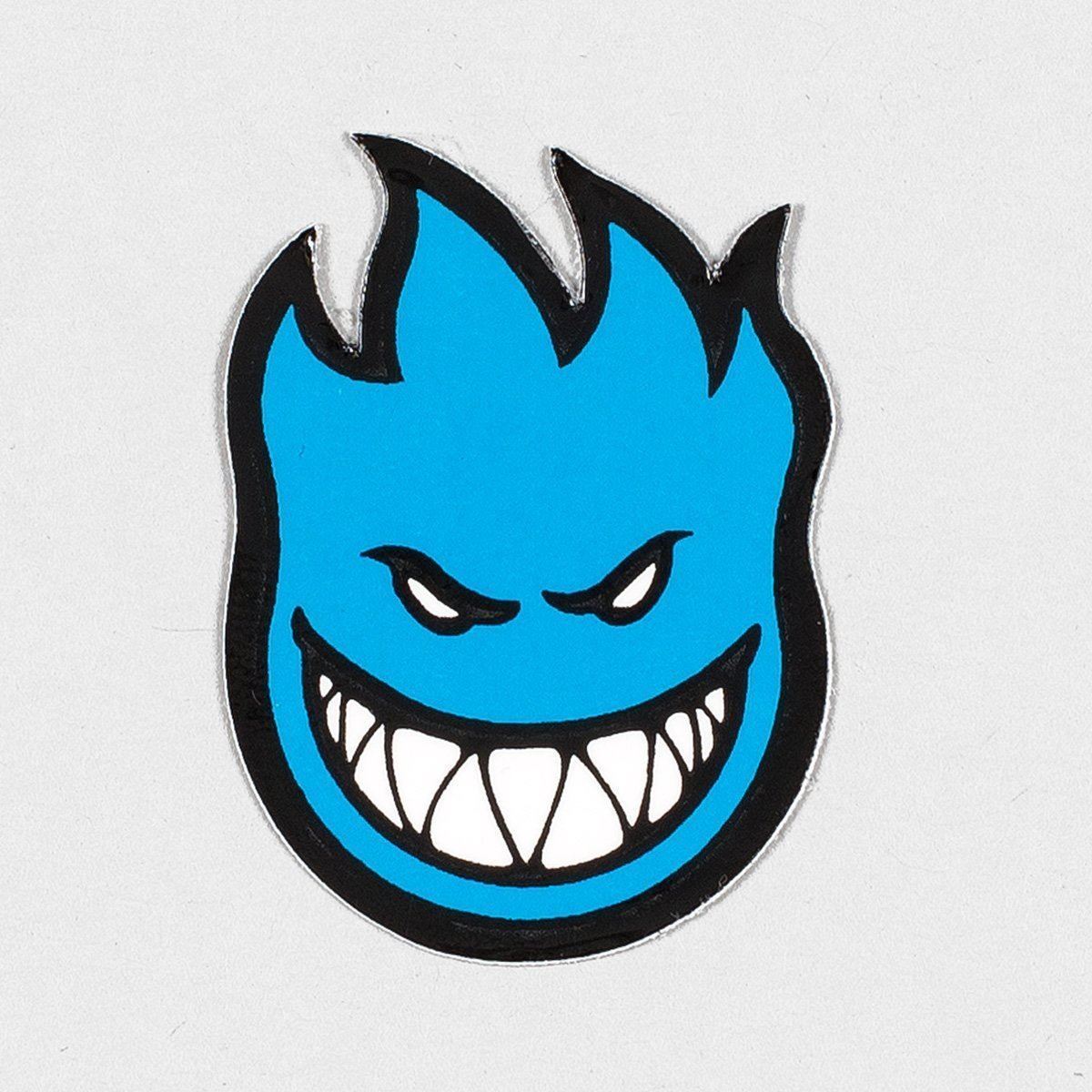 Spitfire Fireball Mini Sticker X-Small Blue 40x25mm