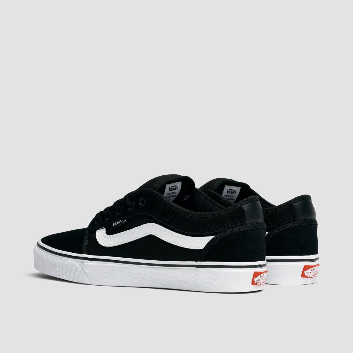 Vans Chukka Sidestripe Shoes - Black/White