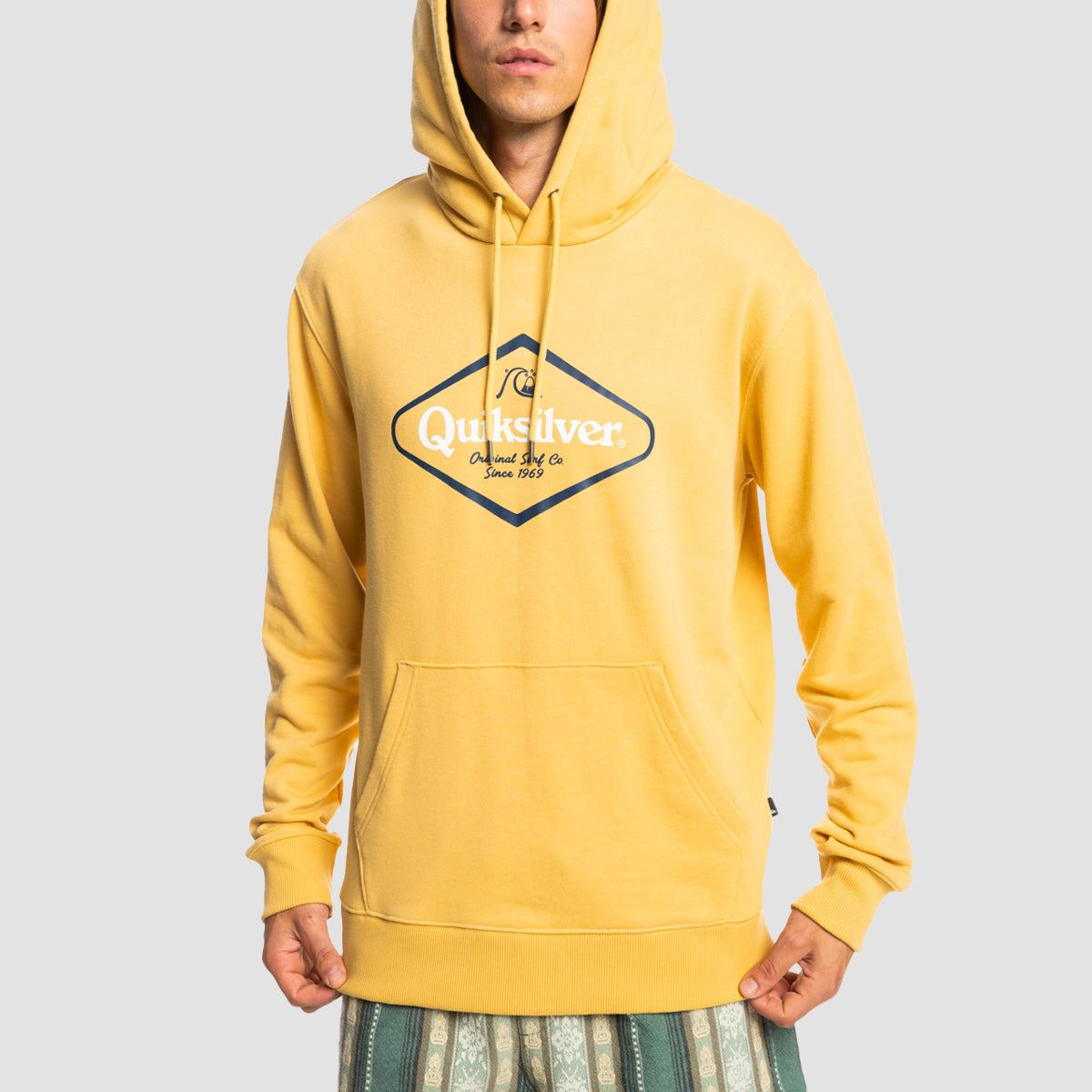 Quiksilver yellow online hoodie