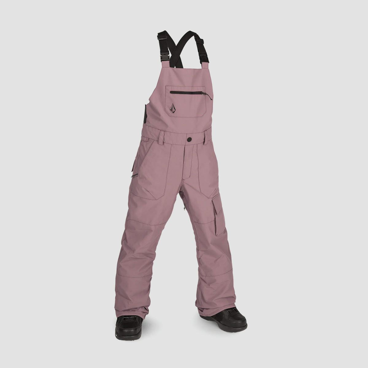 Volcom Barkley Ins Snow Bib Overall Rosewood - Kids