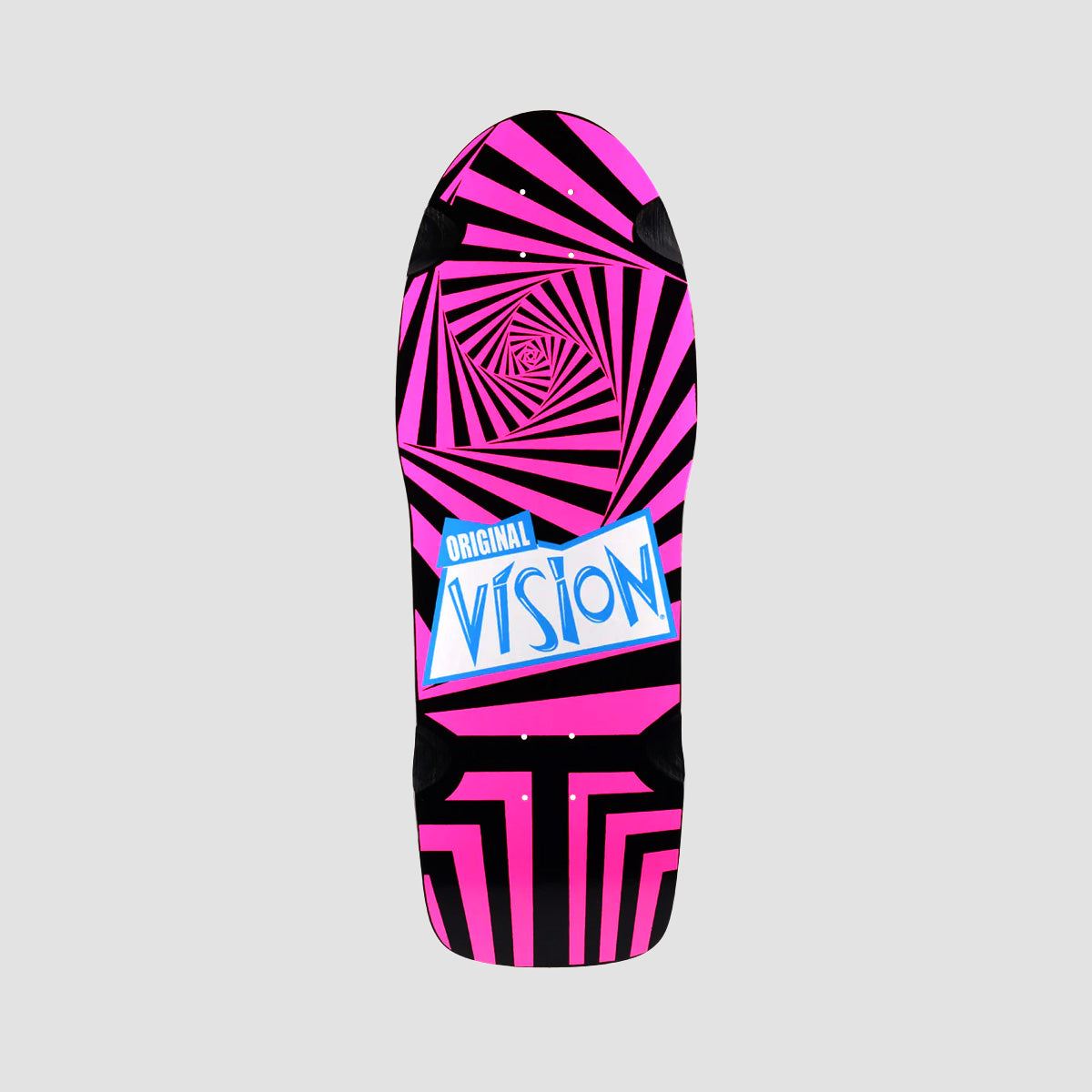 Vision Original Skateboard Deck Black/Pink - 10"