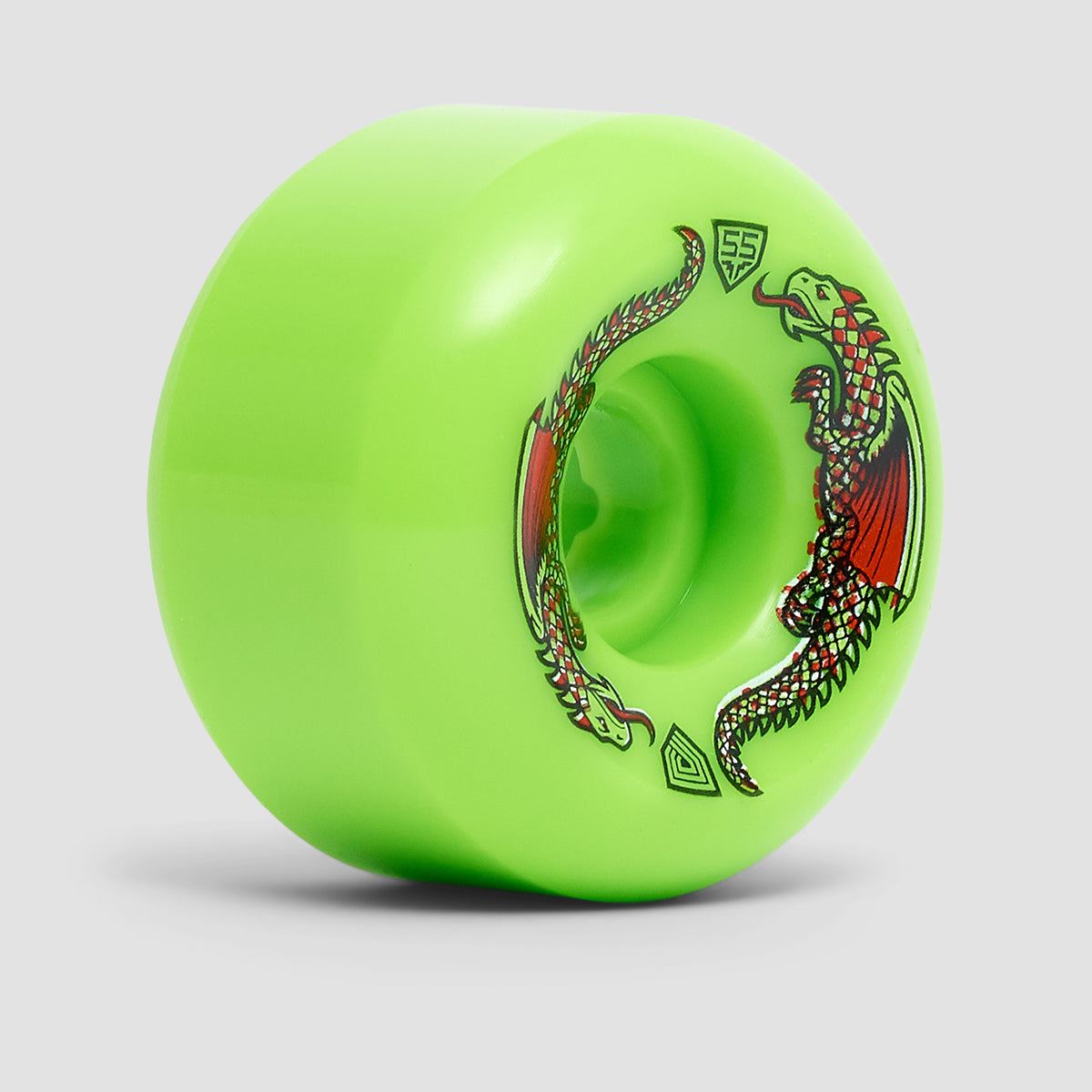 Powell Peralta Dragon Formula 93A Skateboard Wheels Green 55x35mm