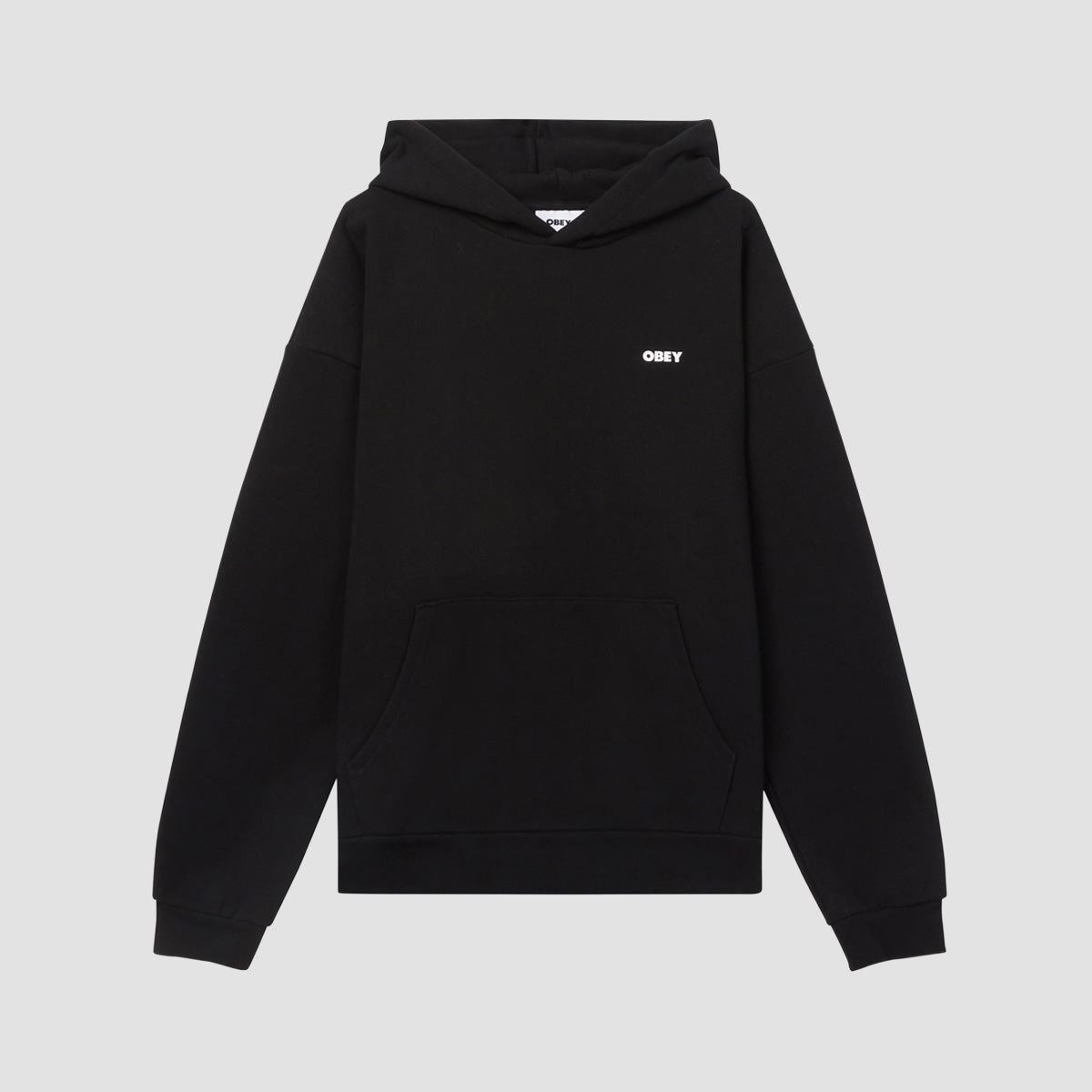 OBEY Bold Star Extra Heavy Pullover Hoodie Black