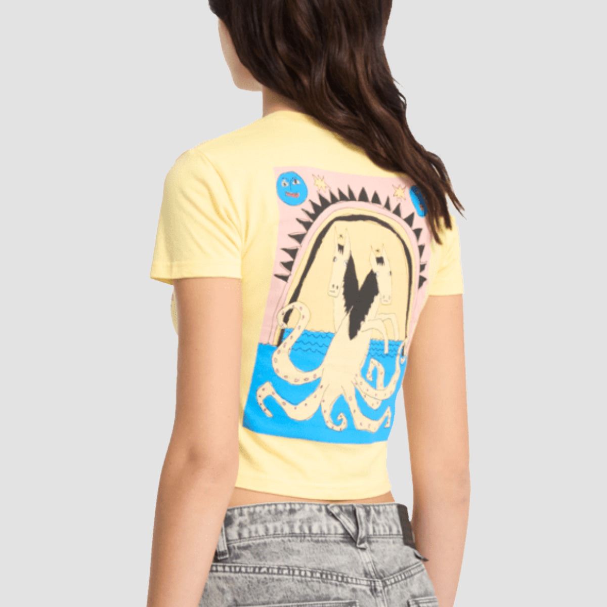 Volcom Moove On T-Shirt Dawn Yellow - Womens