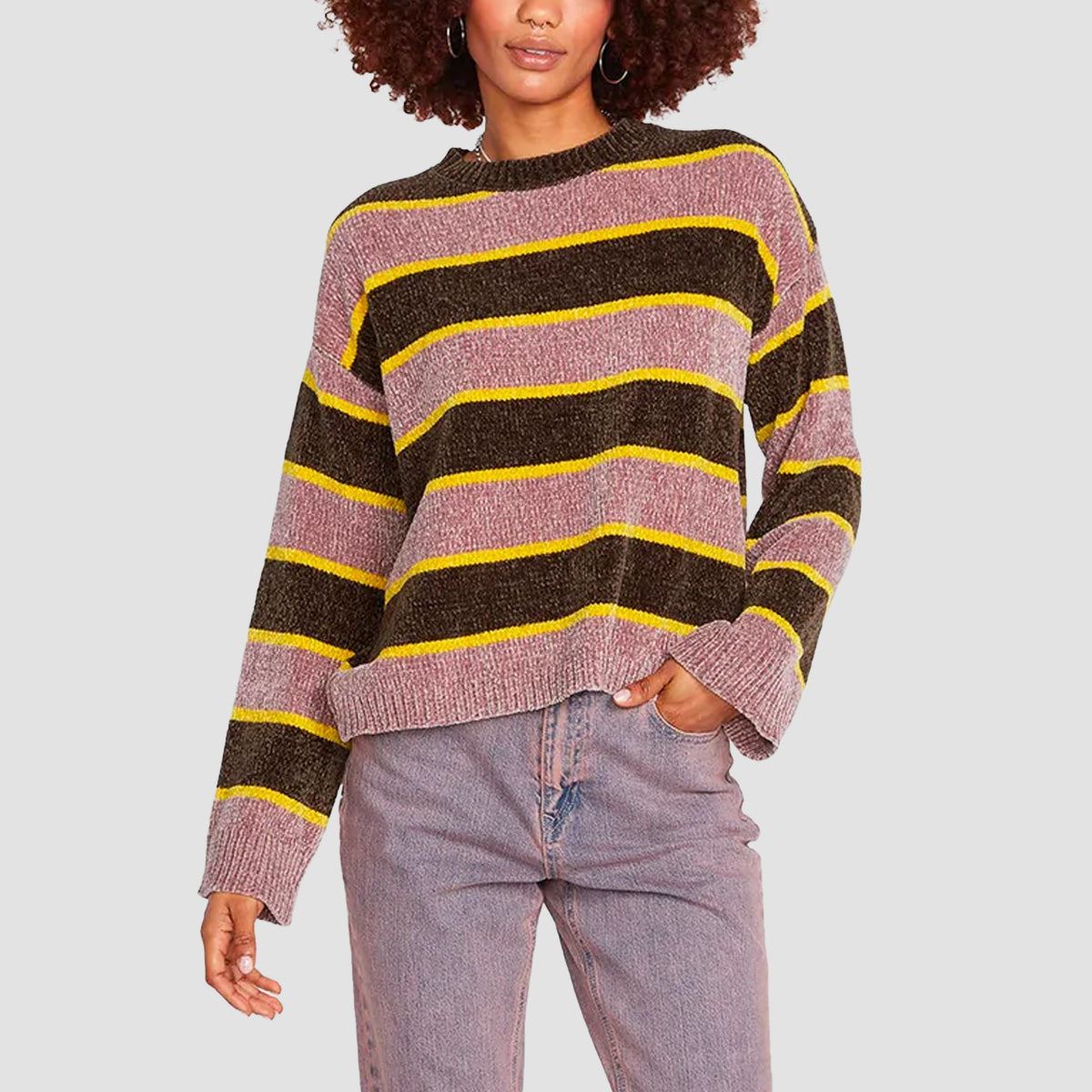 Volcom striped outlet sweater