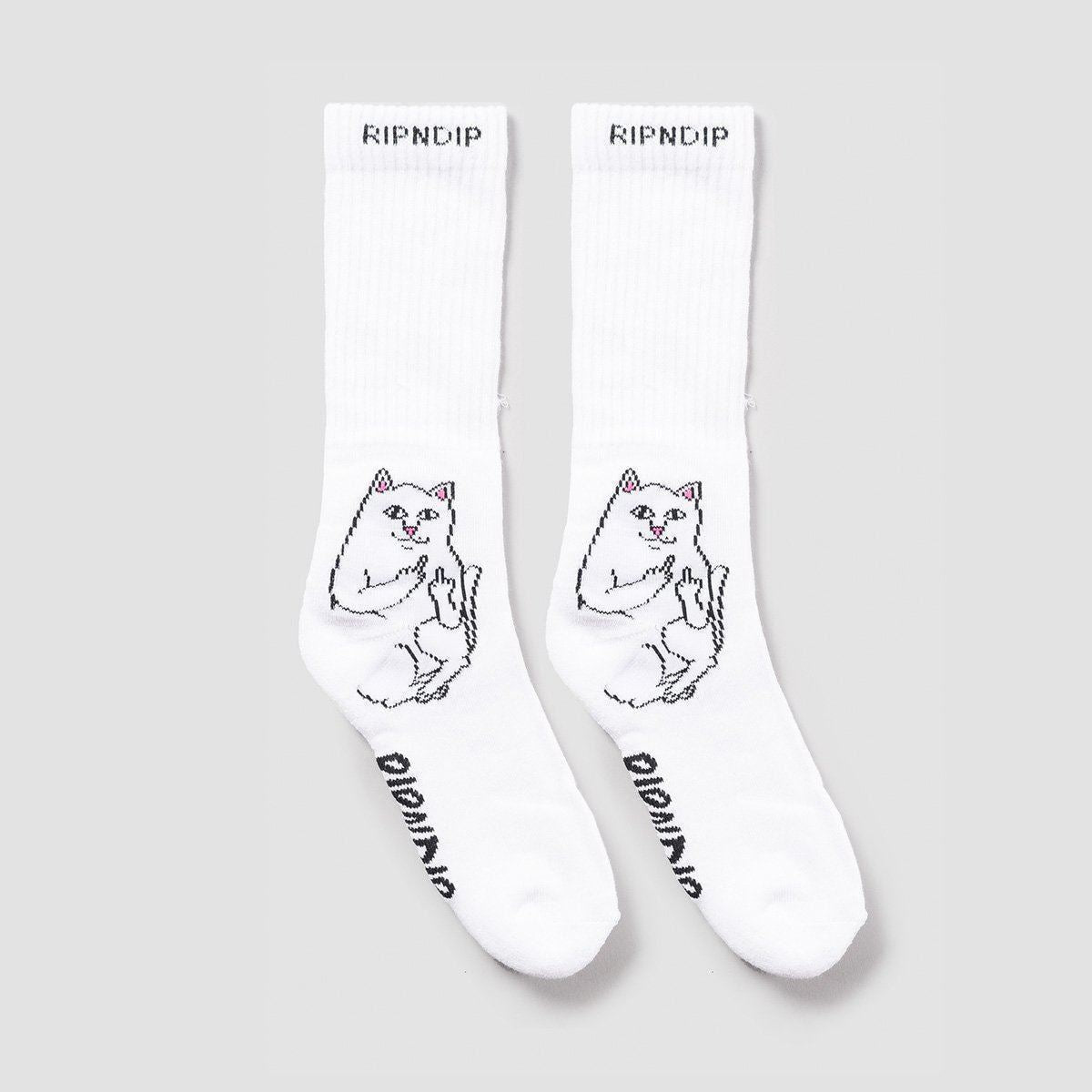 Ripndip Lord Nermal Socks White - Unisex