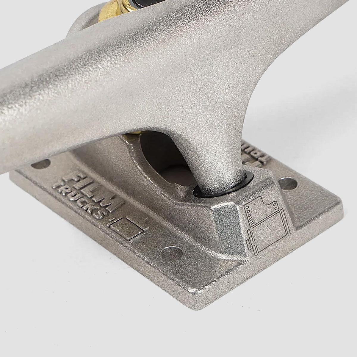 Film RAW Classic 5.25 Skateboard Trucks 1 Pair Raw/White/Gold - 8"