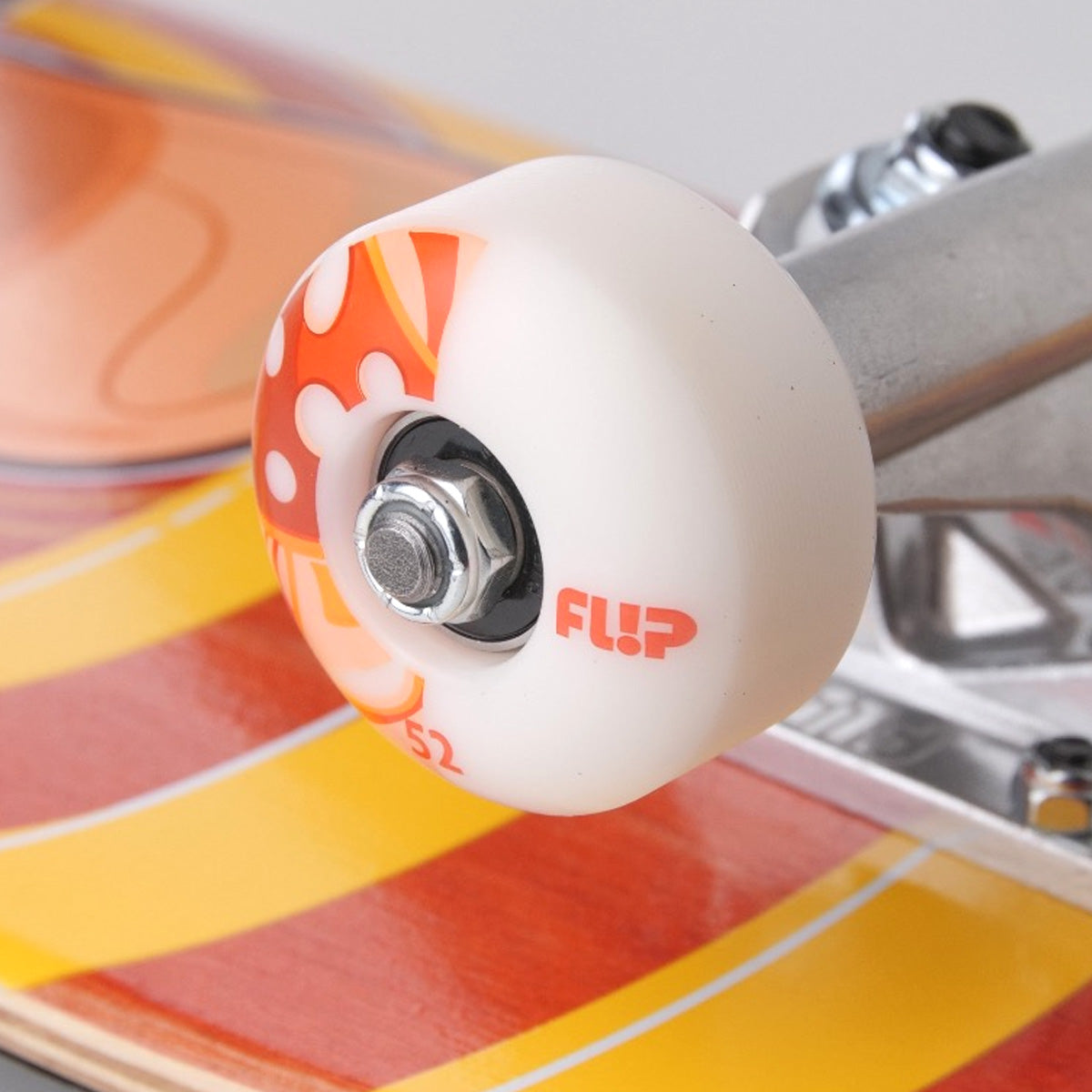 Flip Team Pop Shroom Skateboard Orange - 7.5"