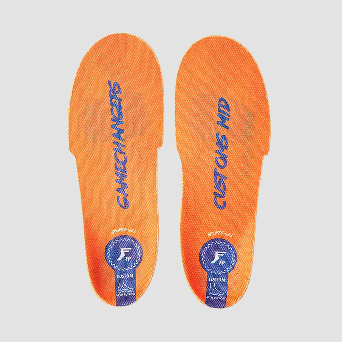 Footprint Gamechanger Pro Custom Orthotic Sports Gel Insoles Classic Orange