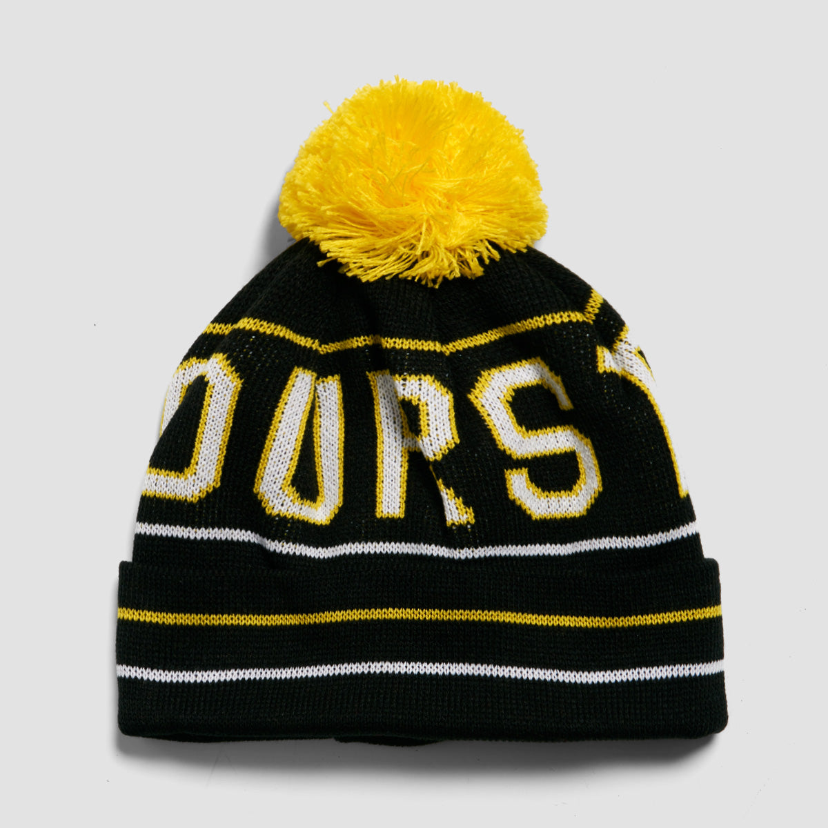 Fourstar Athletic Block Pom Beanie Black