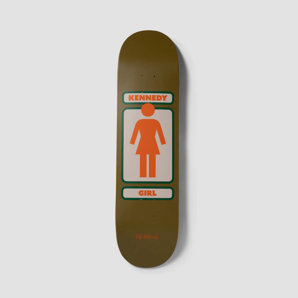 Girl OG Naturals Kennedy Twin Tip Skateboard Deck - 8.25"