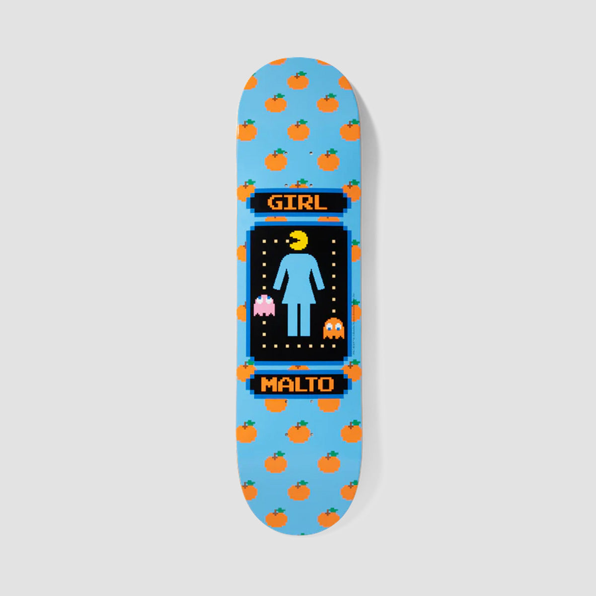 Girl Pac-Man Malto Twin Tip Malto Twin Tip Skateboard Deck - 8.5"