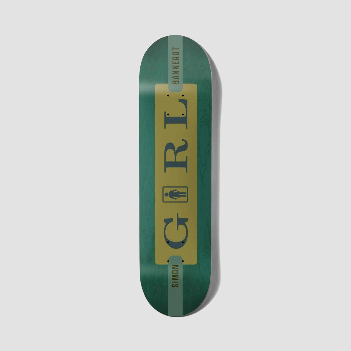 Girl Serif Simon Bannerot Skateboard Deck - 8.5"