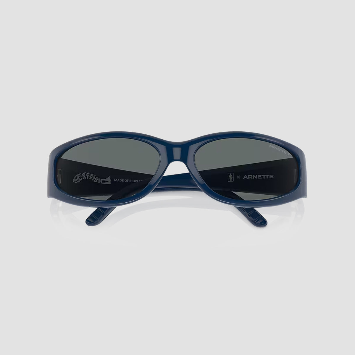 Girl X Arnette Catfish Sunglasses Bluette/Dark Grey Polarised