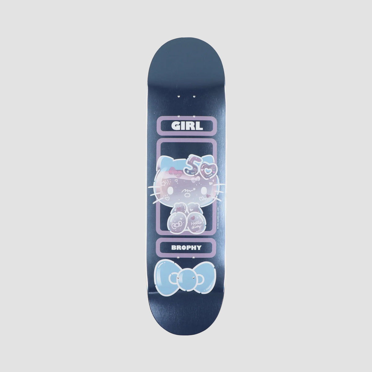 Girl x Hello Kitty 50th Anniversary Andrew Brophy Skateboard Deck - 8.6"