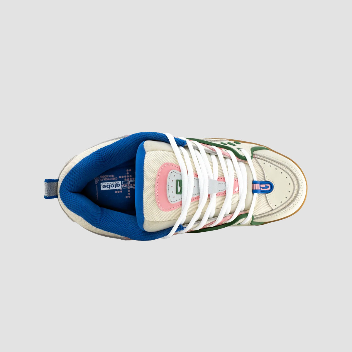 Globe CT-4 Shoes - Antique White/Pink