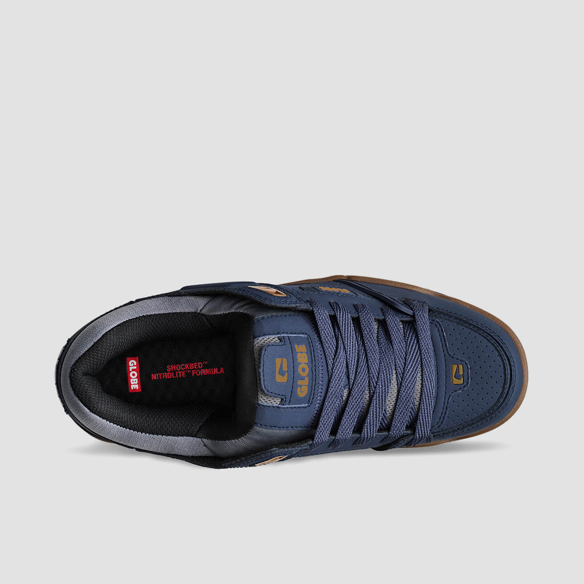 Globe Fusion Shoes - Navy/Grey