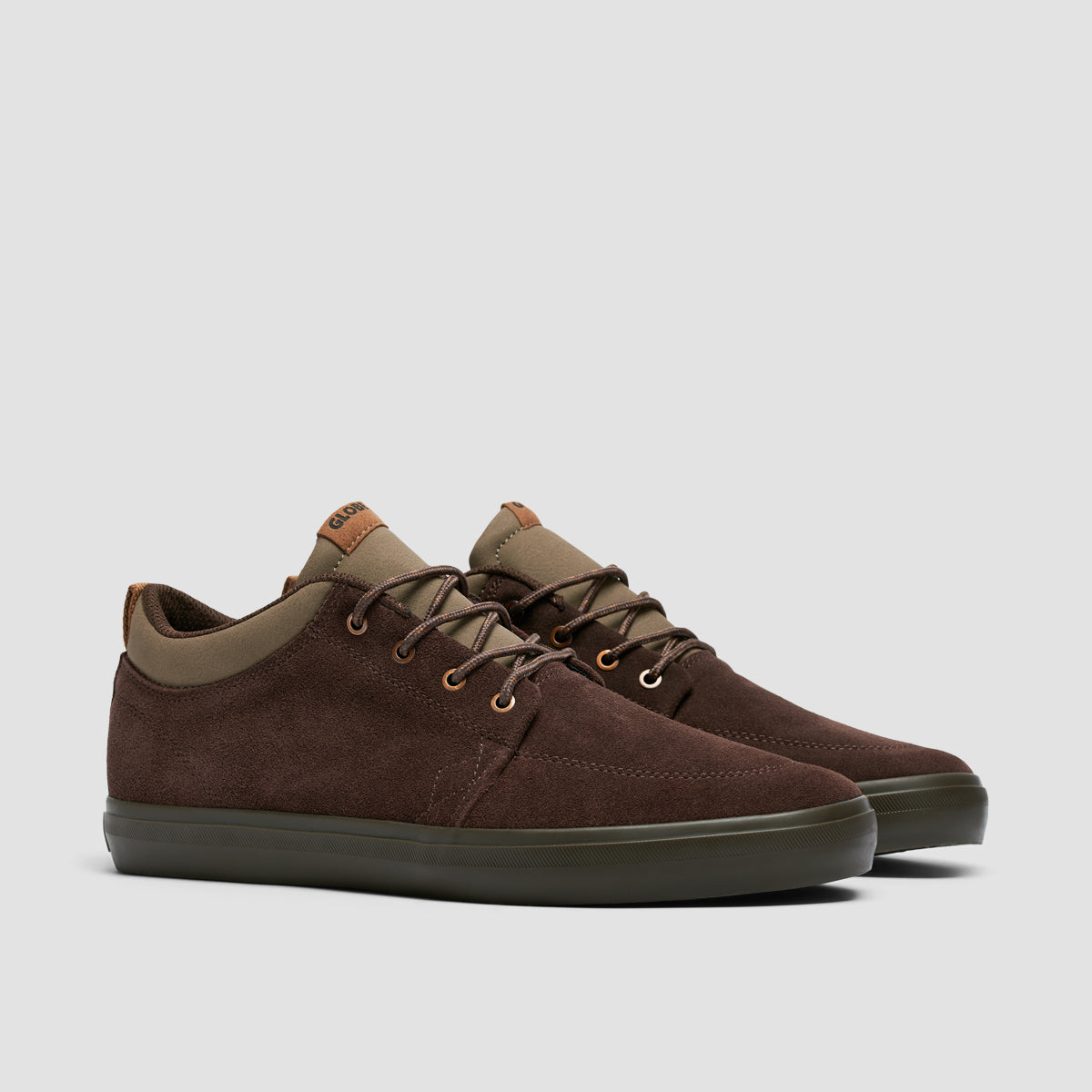 Globe GS Chukka Mid Top Shoes Dark Oak Dark Gum