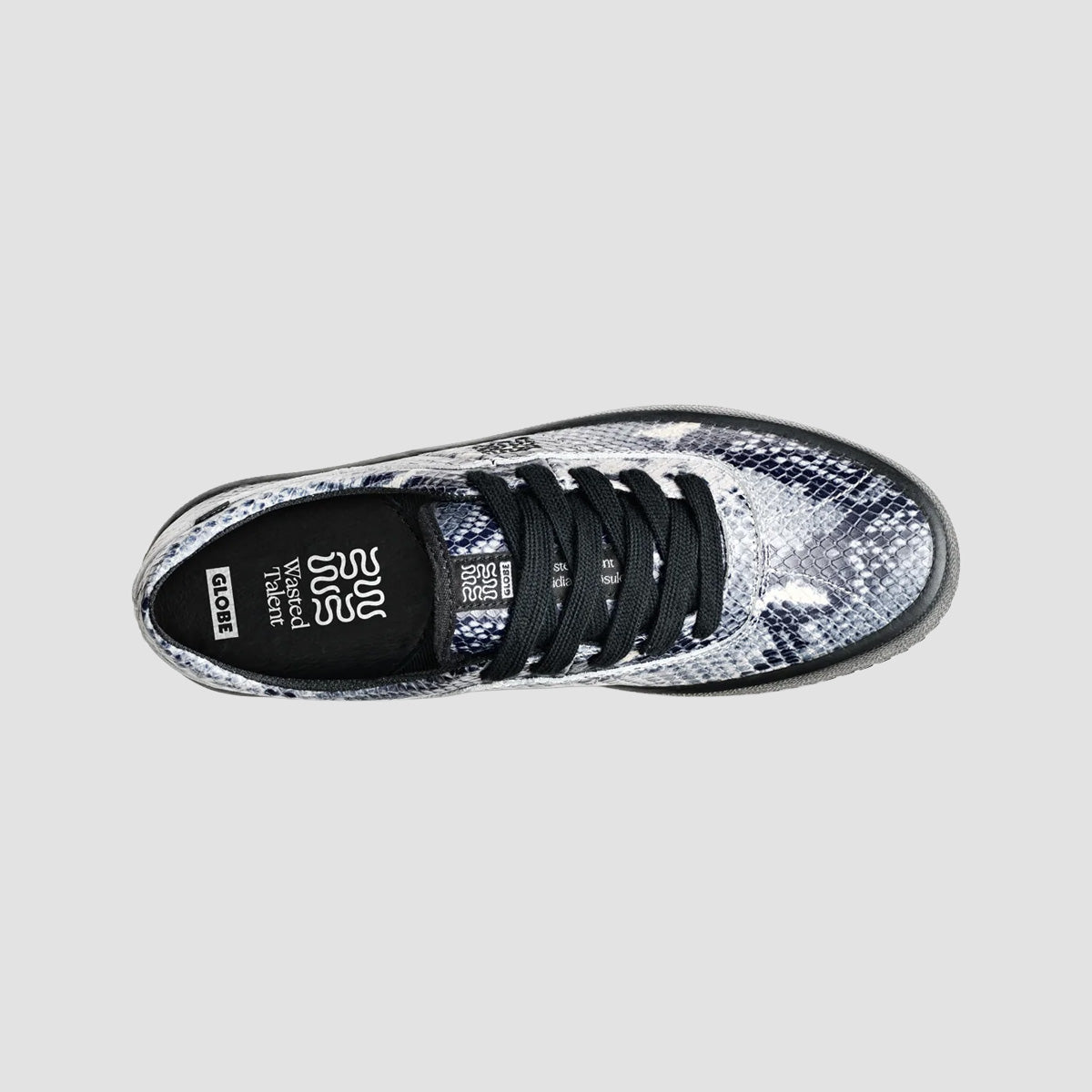 Globe Melbek Shoes - Wasted Talent Black/Snake