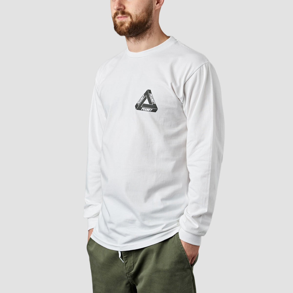 GroanLands Pegnet Longsleeve T-Shirt White