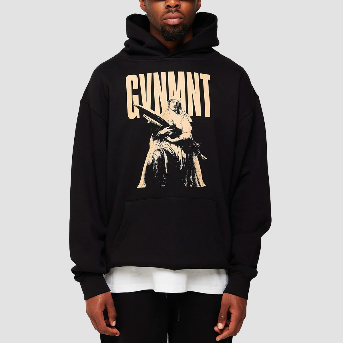 GVNMNT Art of War Pullover Hoodie Black