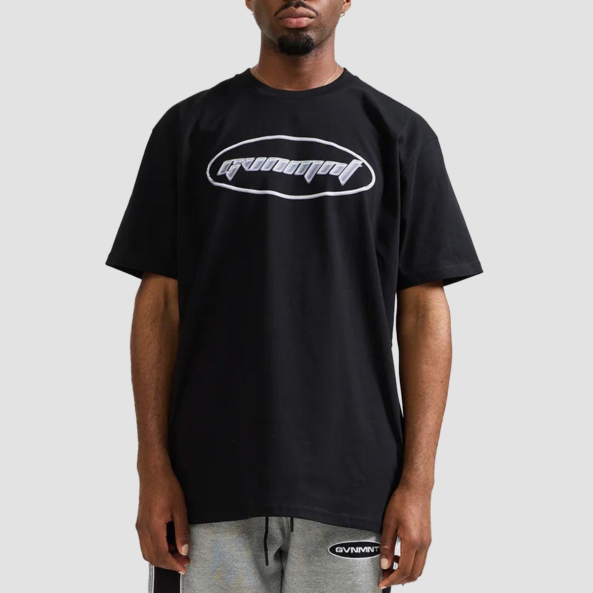 GVNMNT Chrome Dome T-Shirt Black