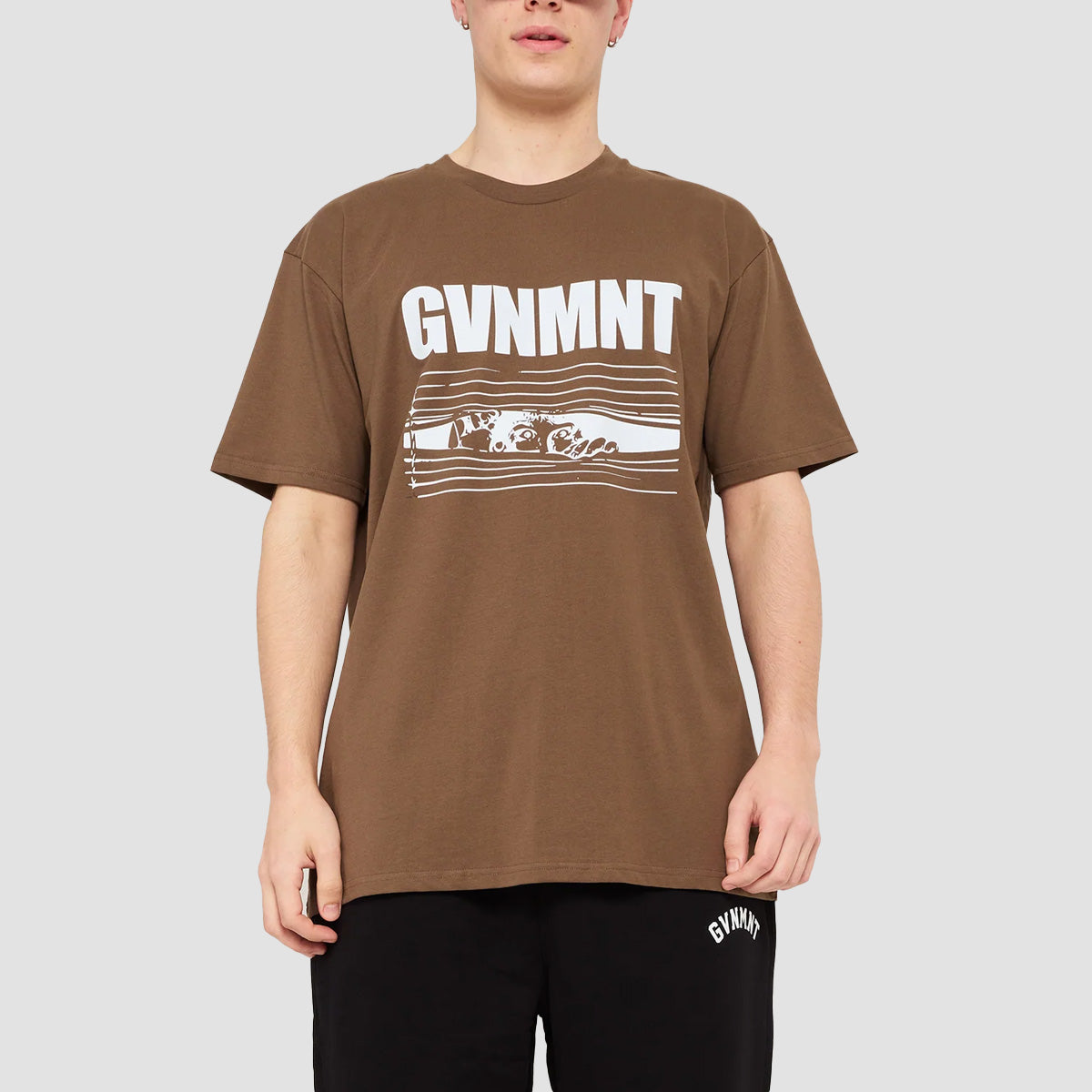 GVNMNT Watchers T-Shirt Walnut